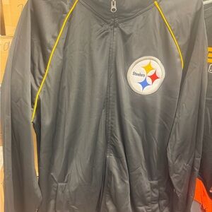 NFL Steelers Black Jacket with Logo